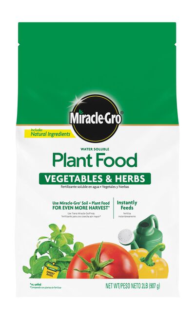 Miracle-Gro&reg; Water Soluble Plant Food Vegetables and Herbs