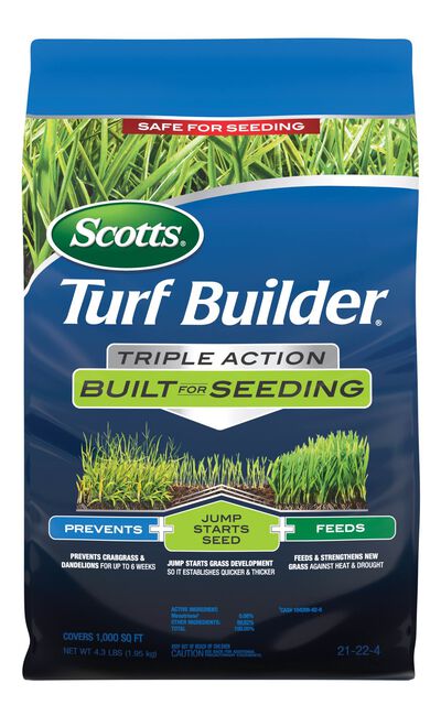 Scotts&reg; Turf Builder&reg; Triple Action Built For Seeding