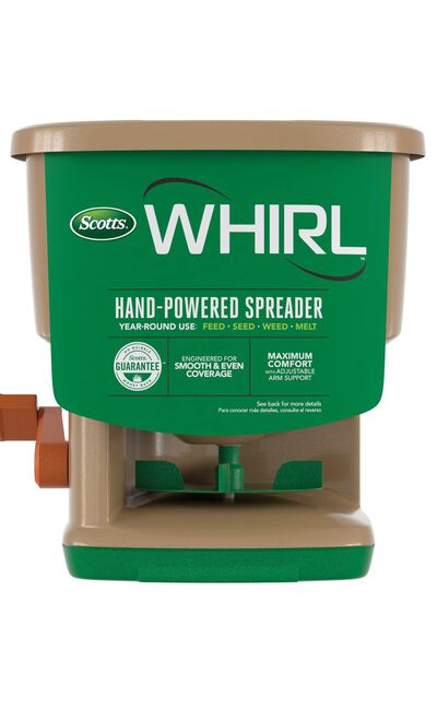 Scotts&reg; Whirl&trade; Hand-Powered Spreader