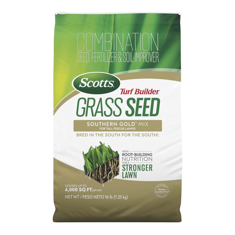 Scotts&reg; Turf Builder&reg; Grass Seed Southern Gold&reg; Mix for Tall Fescue Lawns image number null