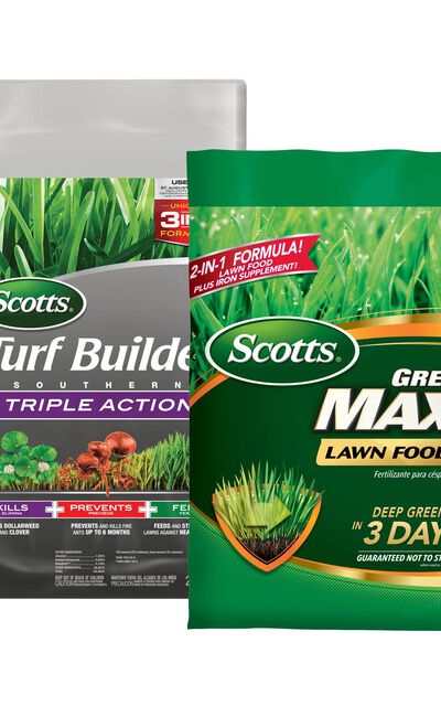 Scotts&reg; Turf Builder&reg; Southern Triple Action and Scotts&reg; Green Max&trade; Lawn Food Bundle for Large Southern Lawns