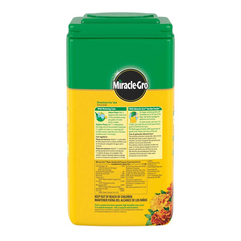 Miracle-Gro&reg; Water Soluble All Purpose Plant Food image number null