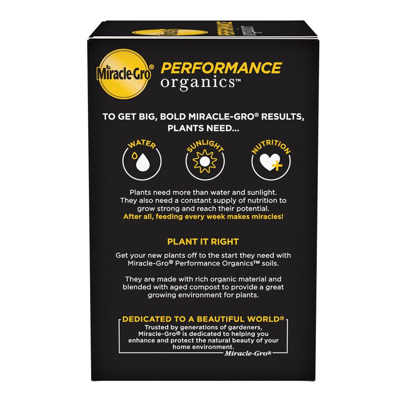 Miracle-Gro&reg; Performance Organics All Purpose Plant Nutrition image number null