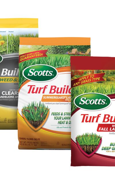 Scotts&reg; Turf Builder&reg; Weed & Feed₅, SummerGuard and WinterGuard