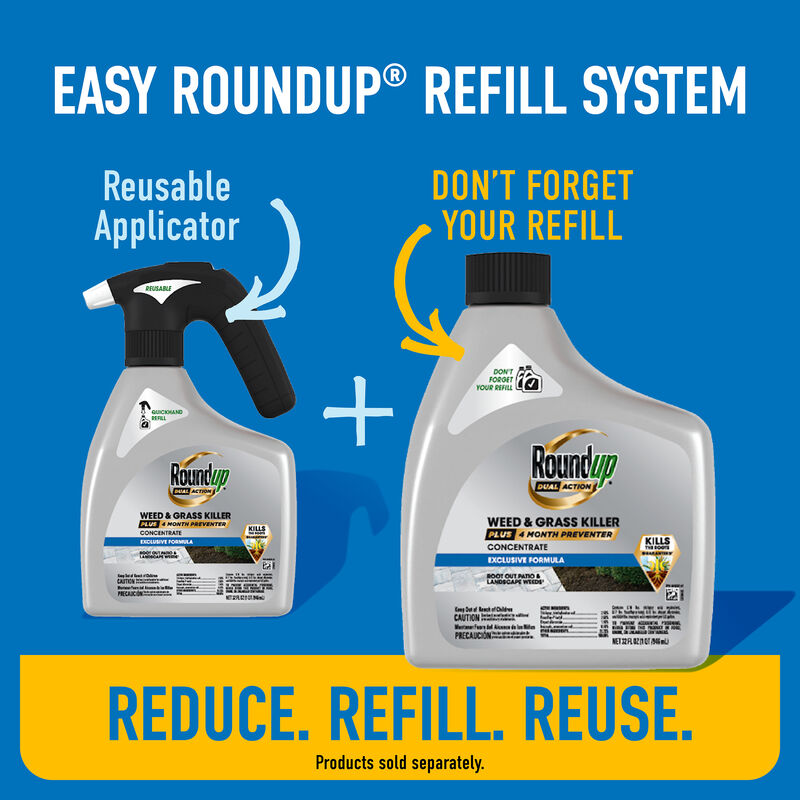 Roundup&reg; Dual Action Weed & Grass Killer Plus 4 Month Preventer QuickHand&trade; image number null