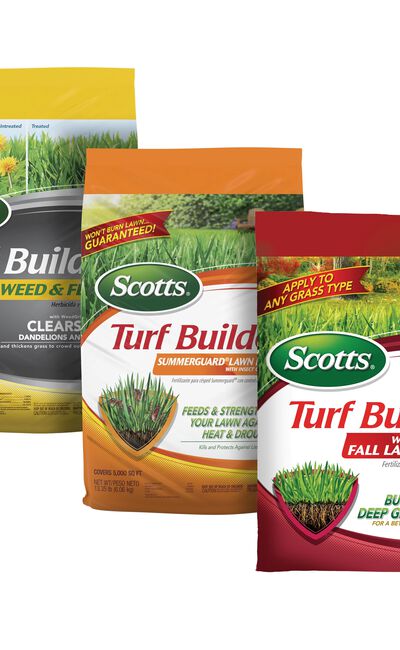 Scotts&reg; Turf Builder&reg; Weed & Feed₅, SummerGuard and WinterGuard
