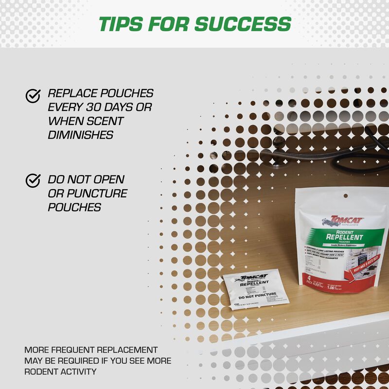 Tomcat&reg; Repellents Rodent Repellent Pouches image number null