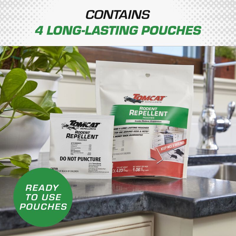 Tomcat&reg; Repellents Rodent Repellent Pouches image number null