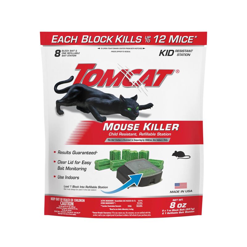 Tomcat&reg; Mouse Killer Child Resistant, Refillable Station image number null