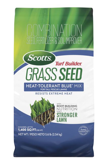 Scotts&reg; Turf Builder&reg; Grass Seed Heat-Tolerant Blue&reg; Mix for Tall Fescue Lawns