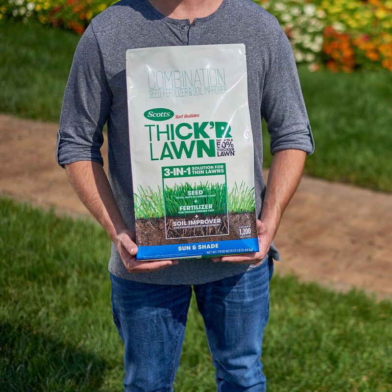 Scotts&reg; Turf Builder&reg; Thick'R Lawn&reg; Sun & Shade image number null