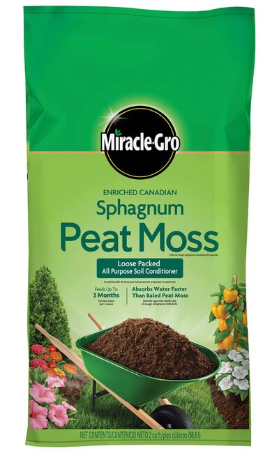 Miracle-Gro&reg; Enriched Canadian Sphagnum Peat Moss (Loose Fill)