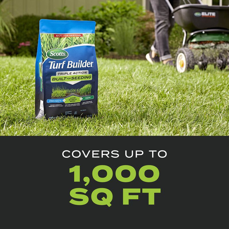 Scotts&reg; Turf Builder&reg; Triple Action Built For Seeding image number null
