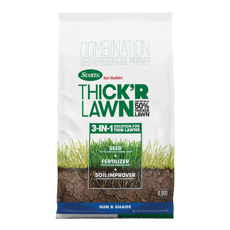 Scotts&reg; Turf Builder&reg; Thick'R Lawn&reg; Sun & Shade image number null