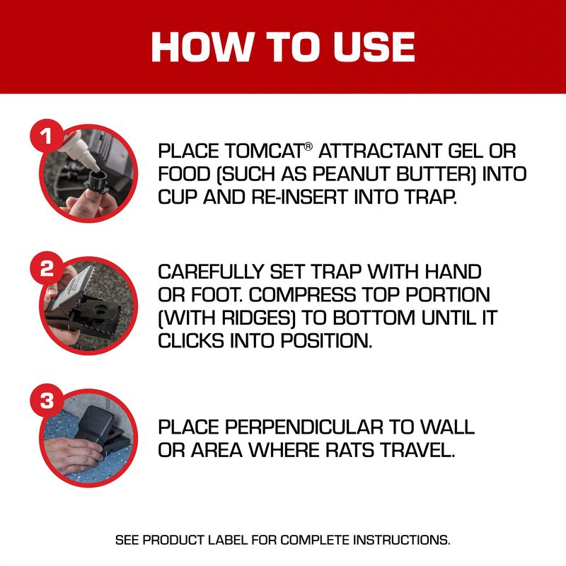 Tomcat&reg; Rat Snap Trap image number null