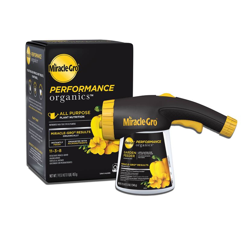 Miracle-Gro&reg; Performance Organics All Purpose Plant Nutrition and Garden Feeder Bundle image number null