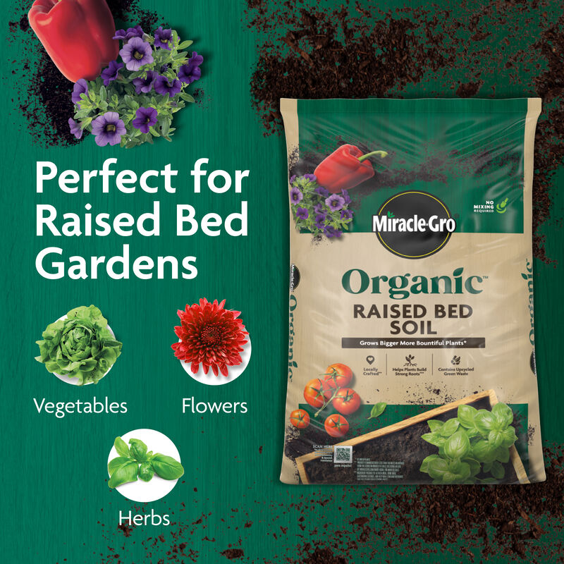 Miracle-Gro Organic&trade; Raised Bed Soil image number null
