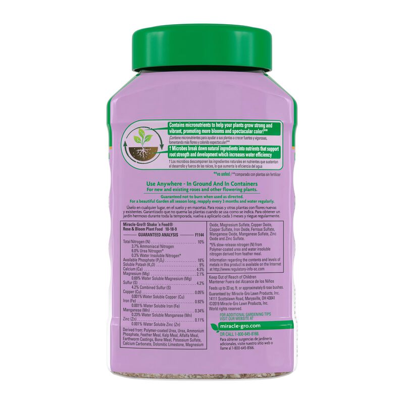 Miracle-Gro&reg; Shake 'n Feed Rose & Bloom Plant Food image number null