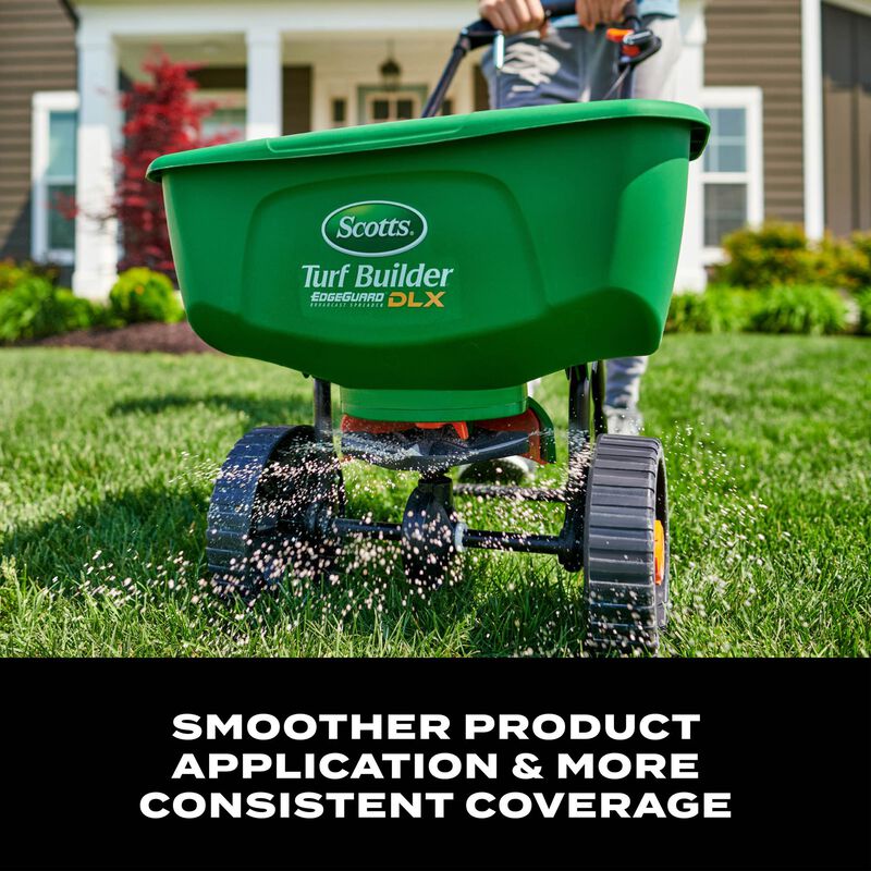 Scotts&reg; Turf Builder&reg; EdgeGuard&reg; DLX Broadcast Spreader image number null