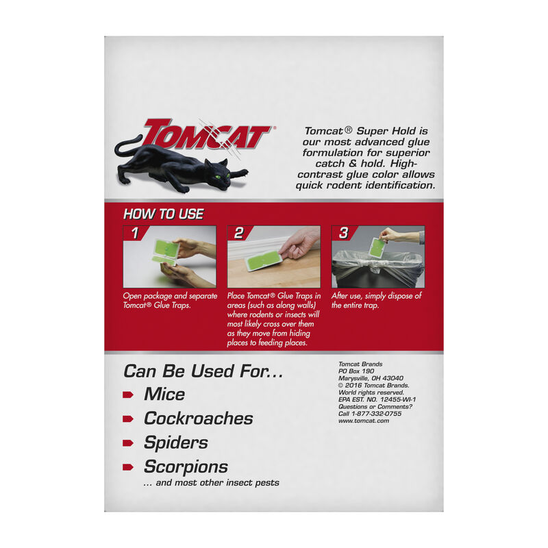 Tomcat&reg; Super Hold Glue Traps Mouse Size image number null
