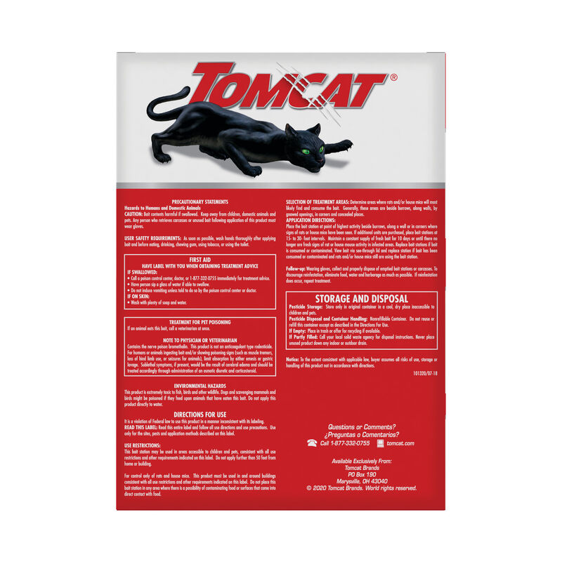 Tomcat&reg; Rat & Mouse Killer Child & Dog Resistant, Disposable Station image number null