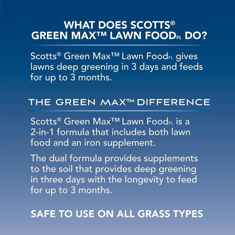 Scotts&reg; Green Max&trade; Lawn FoodFL image number null