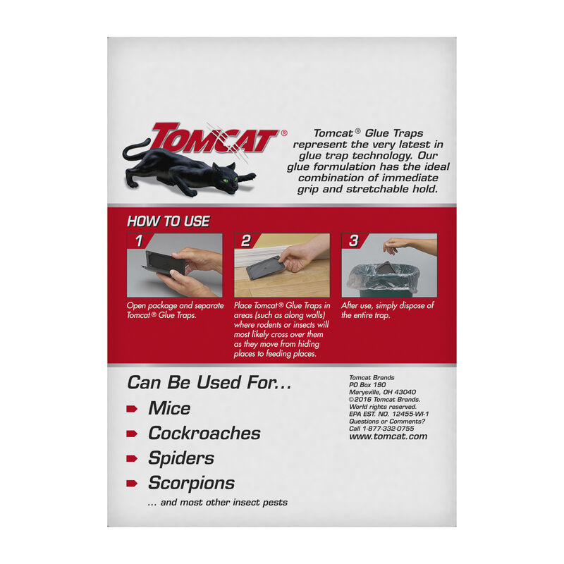 Tomcat&reg; Glue Traps Mouse Size with Eugenol for Enhanced Stickiness image number null