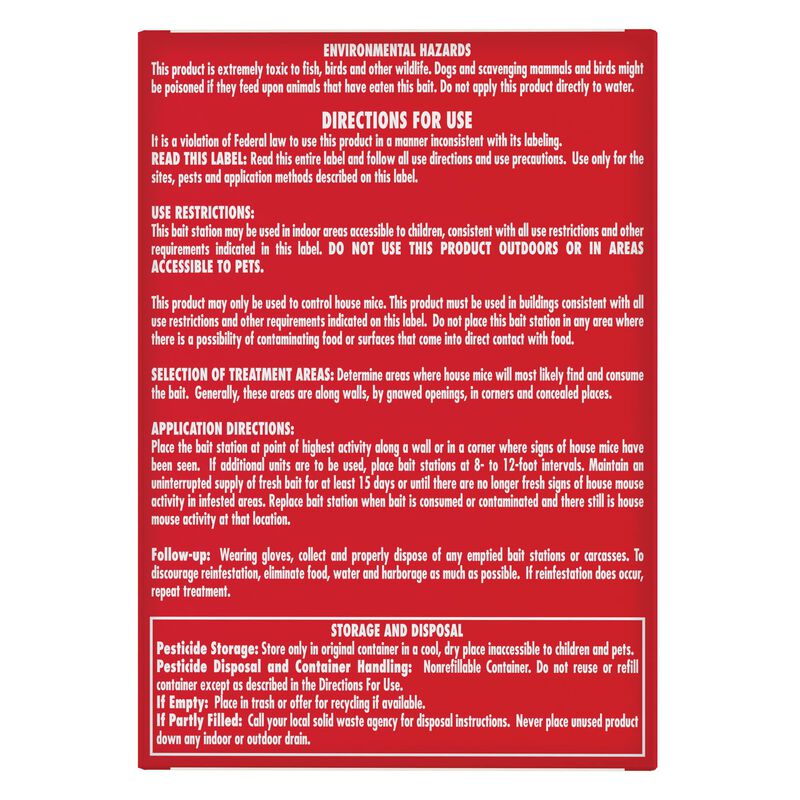 Tomcat&reg; Mouse Killer Child Resistant, Disposable Station image number null