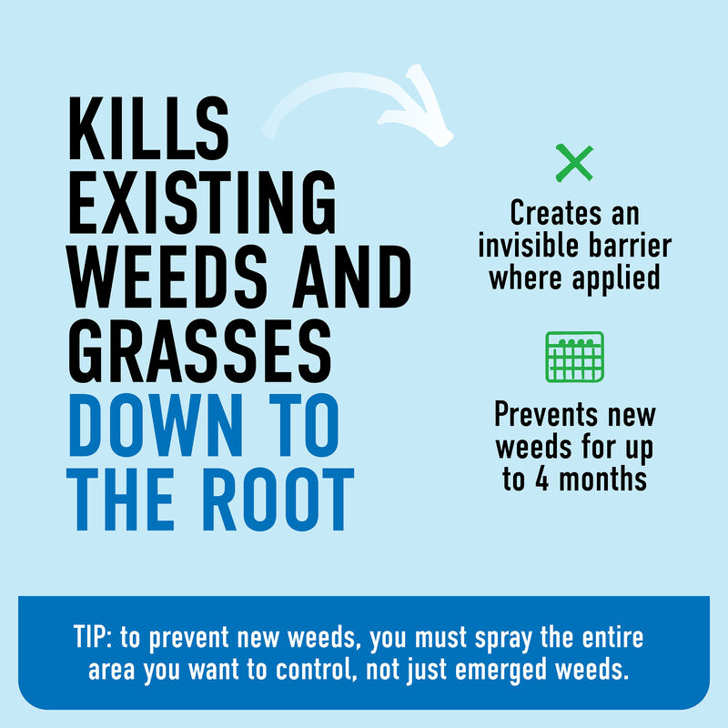Roundup&reg; Dual Action Weed & Grass Killer Plus 4 Month Preventer QuickHand&trade; image number null