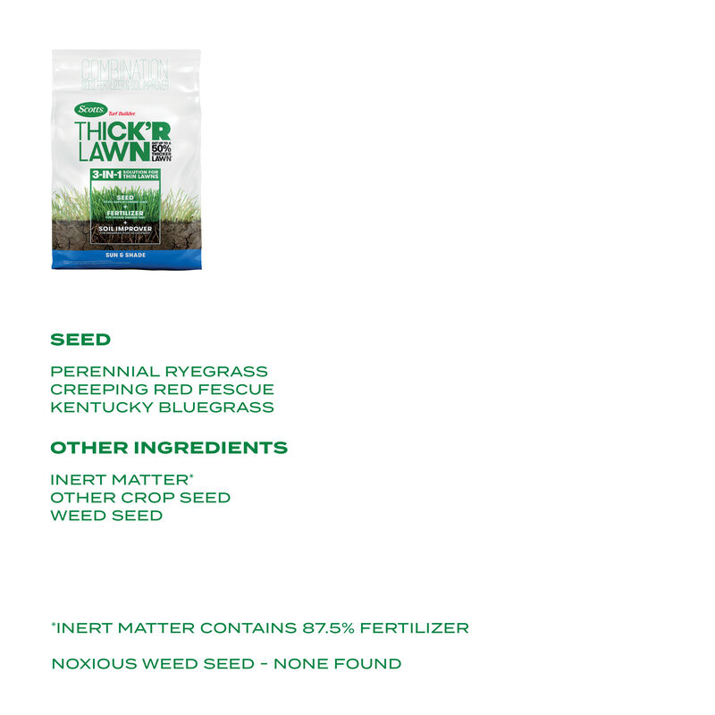 Scotts&reg; Turf Builder&reg; Thick'R Lawn&reg; Sun & Shade image number null