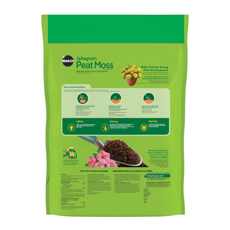 Miracle-Gro&reg; Sphagnum Peat Moss image number null