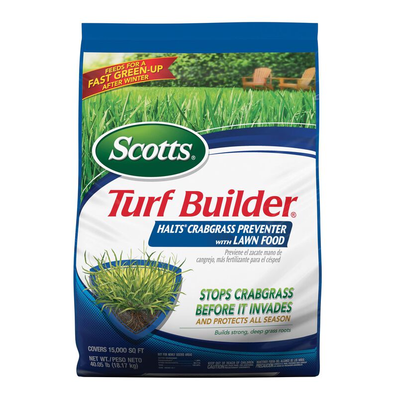 Scotts&reg; Turf Builder&reg; Halts&reg; Crabgrass Preventer with Lawn Food image number null