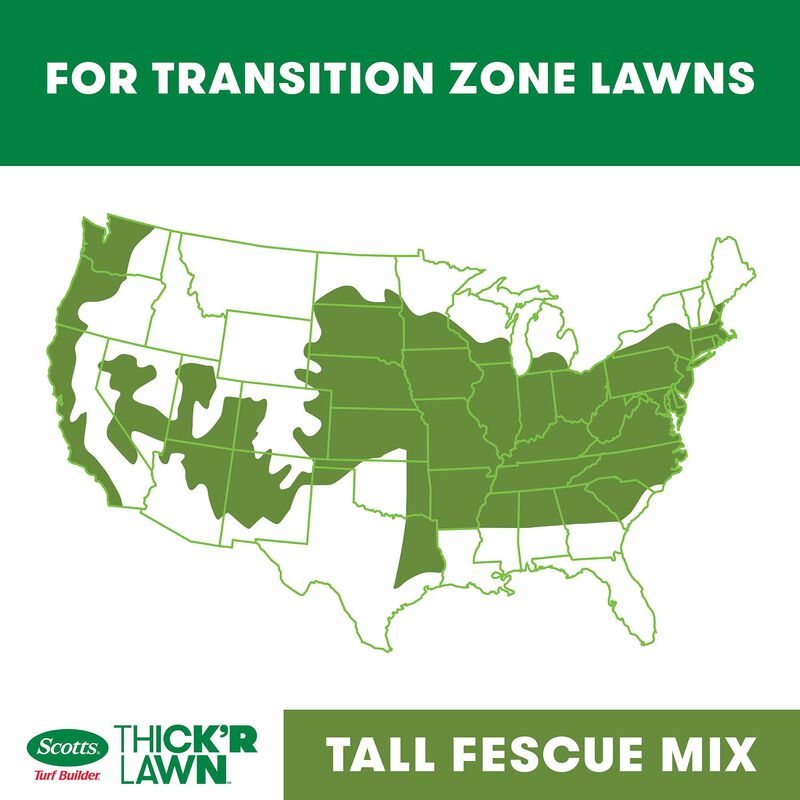 Scotts&reg; Turf Builder&reg; Thick'R Lawn&reg; Tall Fescue Mix, 40 lbs. and Scotts&reg; EZ Seed&reg; Patch & Repair Tall Fescue Lawns, 10 lbs. Bundle image number null