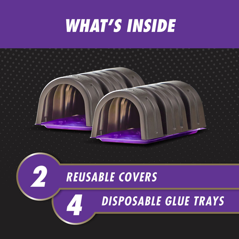 Tomcat&reg; Advanced Glue Trap System Rat Size Covered Glue Traps image number null