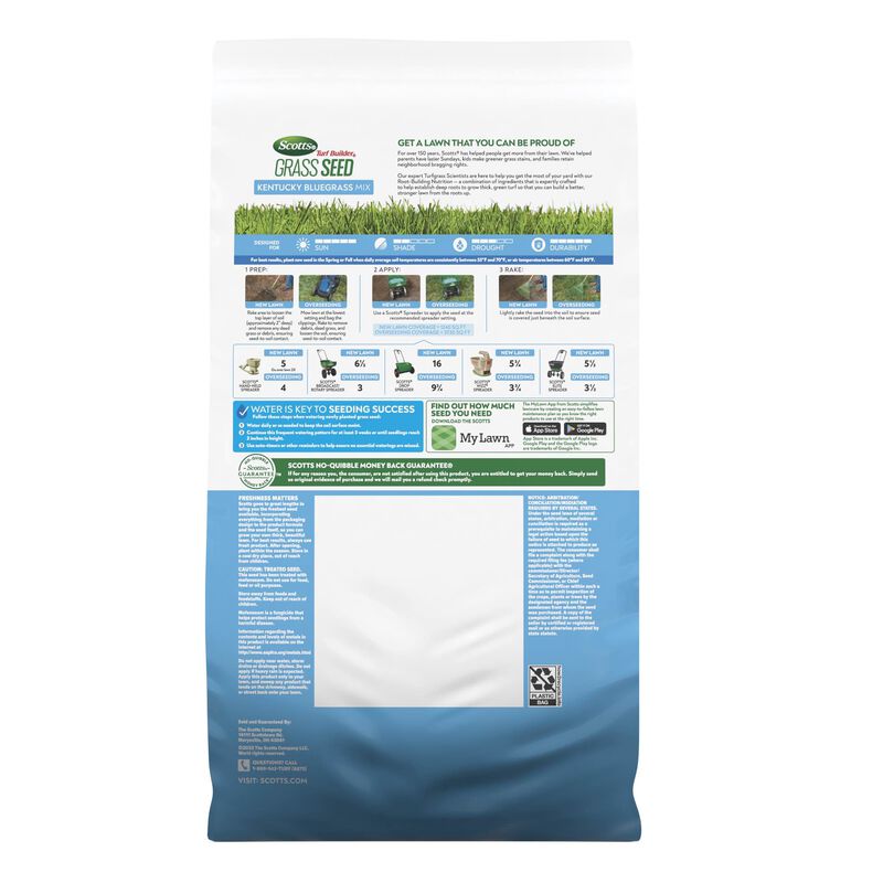 Scotts&reg; Turf Builder&reg; Grass Seed Kentucky Bluegrass Mix image number null