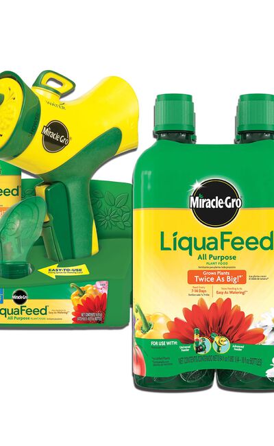 Miracle-Gro&reg; LiquaFeed All Purpose Plant Food Advance Starter&reg; Kit and Refills Bundle