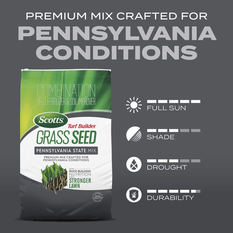 Scotts&reg; Turf Builder&reg; Grass Seed Pennsylvania State Mix image number null