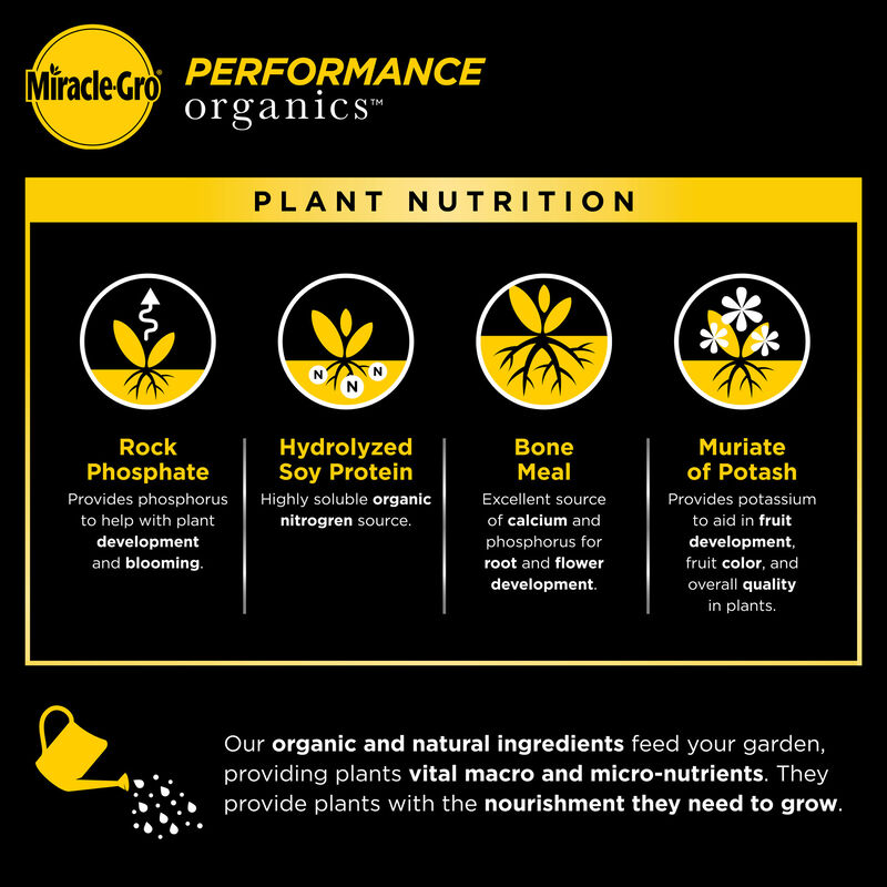 Miracle-Gro&reg; Performance Organics Blooms Plant Nutrition image number null