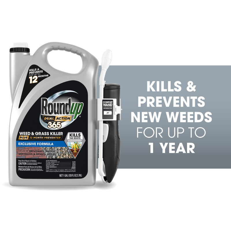 Roundup&reg; Dual Action 365 Weed & Grass Killer Plus 12 Month Preventer with Comfort Wand&reg; image number null