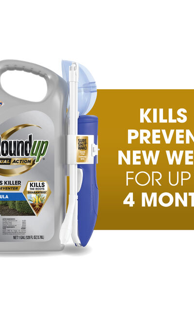 Roundup&reg; Dual Action Weed & Grass Killer Plus 4 Month Preventer