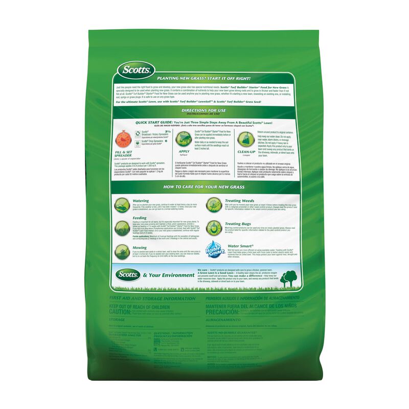 Scotts&reg; Turf Builder&reg; Starter&reg; Food for New Grass image number null