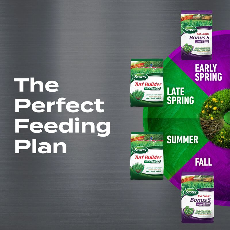 Scotts Turf Builder 4-Bag Southern Lawn Care Bundle For Large Yards image number null