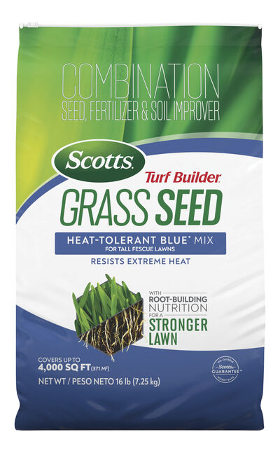 Scotts&reg; Turf Builder&reg; Grass Seed Heat-Tolerant Blue&reg; Mix for Tall Fescue Lawns