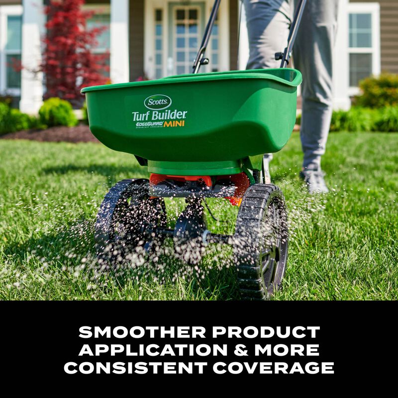 Scotts&reg; Turf Builder&reg; EdgeGuard&reg; Mini Broadcast Spreader image number null