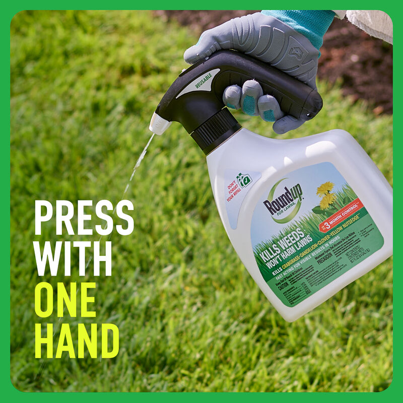 Roundup&reg; For Lawns₁ with QuickHand&trade; Sprayer image number null