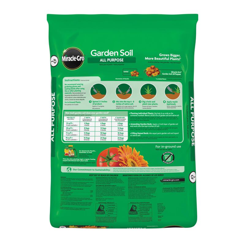 Miracle-Gro&reg; Garden Soil All-Purpose image number null