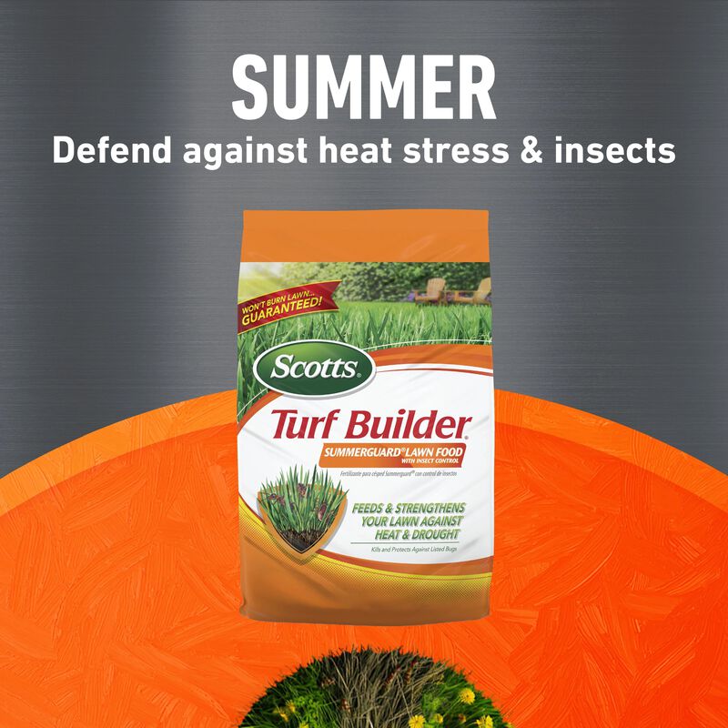 Scotts&reg; Turf Builder&reg; Halts Crabgrass Preventer, Weed & Feed₅, SummerGuard and WinterGuard, 4 Bag Bundle, Large Lawns image number null