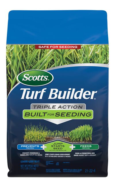 Scotts&reg; Turf Builder&reg; Triple Action Built For Seeding