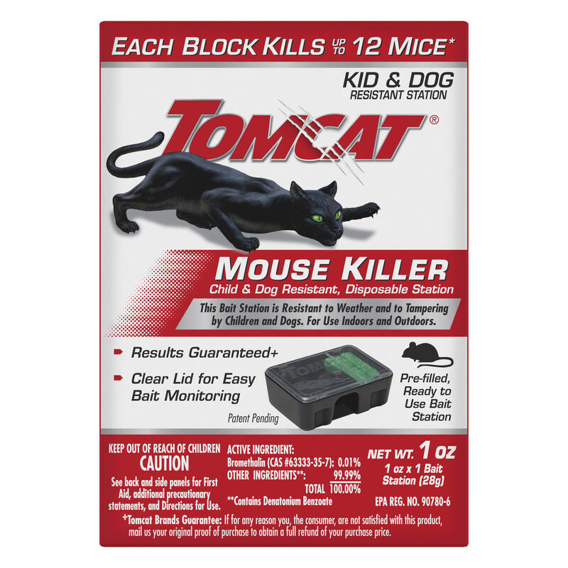Tomcat&reg; Mouse Killer Child and Dog Resistant, Disposable Station image number null