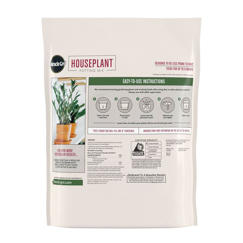 Miracle-Gro&reg; Houseplant Potting Mix image number null